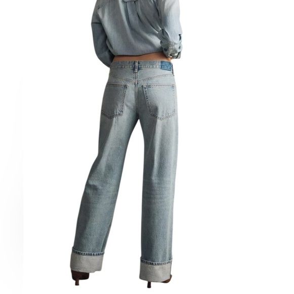 NWT Ética Stanton High-Rise Relaxed Cuff Jeans in Atwood size 30 - Picture 2 of 13